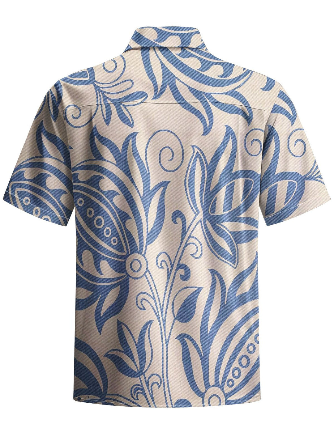 Alohadaddy® Casual Floral Print Chest Pocket Men&