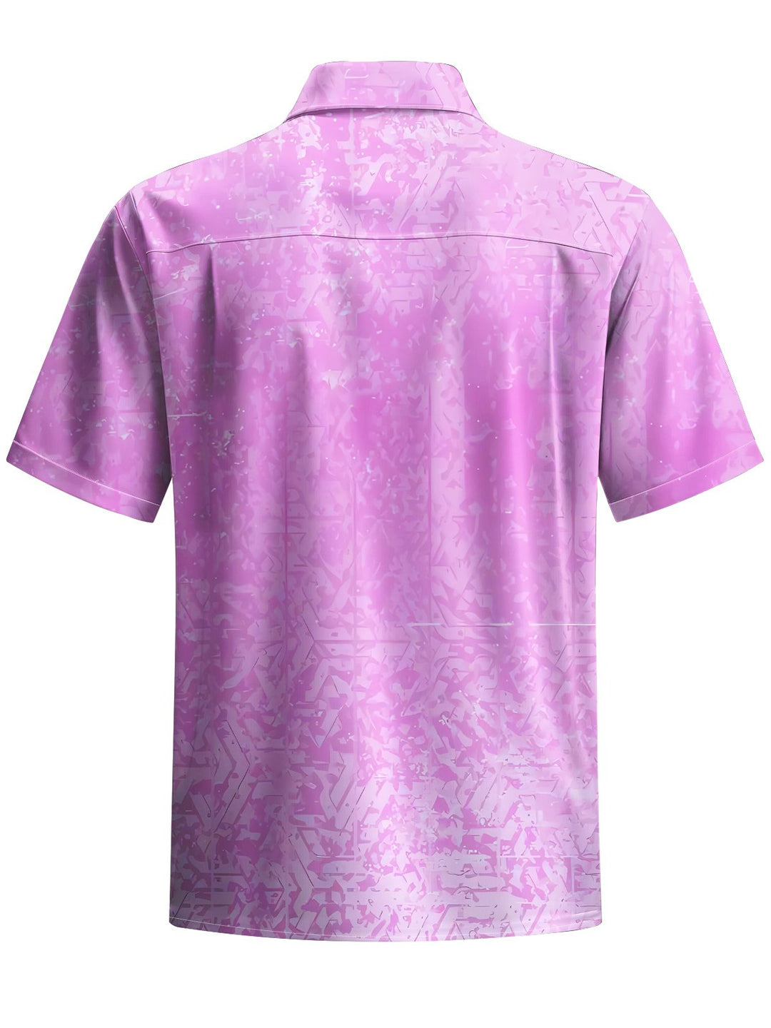 Alohadaddy® Hawaiian Abstract Gradient Art Print Chest Pocket Mens Short Sleeve Shirts Big &amp; Tall
