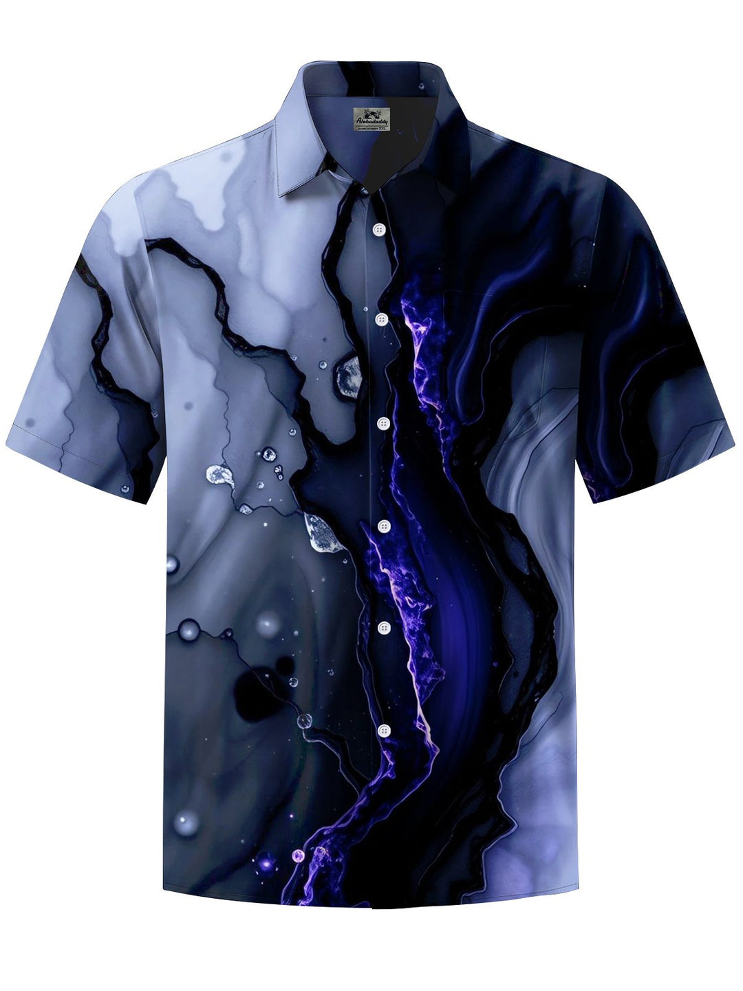 Alohadaddy® Casual Abstract Texture Print Art Men&