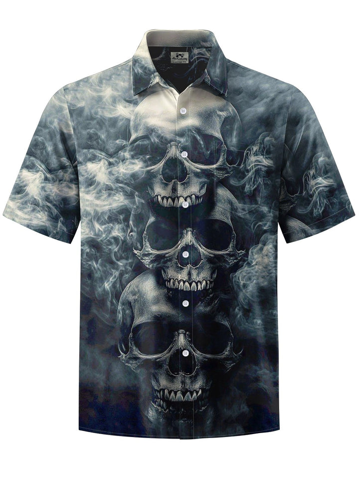 Alohadaddy® Casual Skull Print Pocket Men&