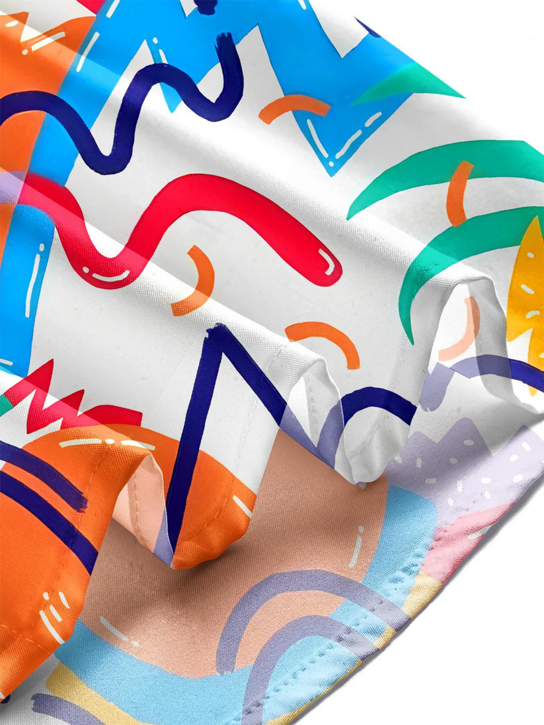 Alohadaddy® Casual Graffiti Print Art Moisture Wicking Men&