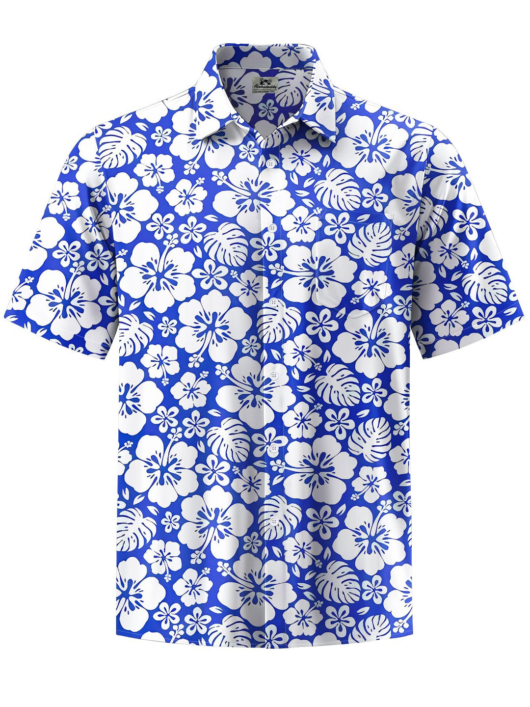 Alohadaddy® Hawaiian Hibiscus Art Print Chest Pocket Men&