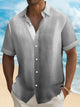Alohadaddy Hawaiian Gradient 3D Print Men's Button Pocket Hawaiian Short Sleeve Shirt Big & Tall