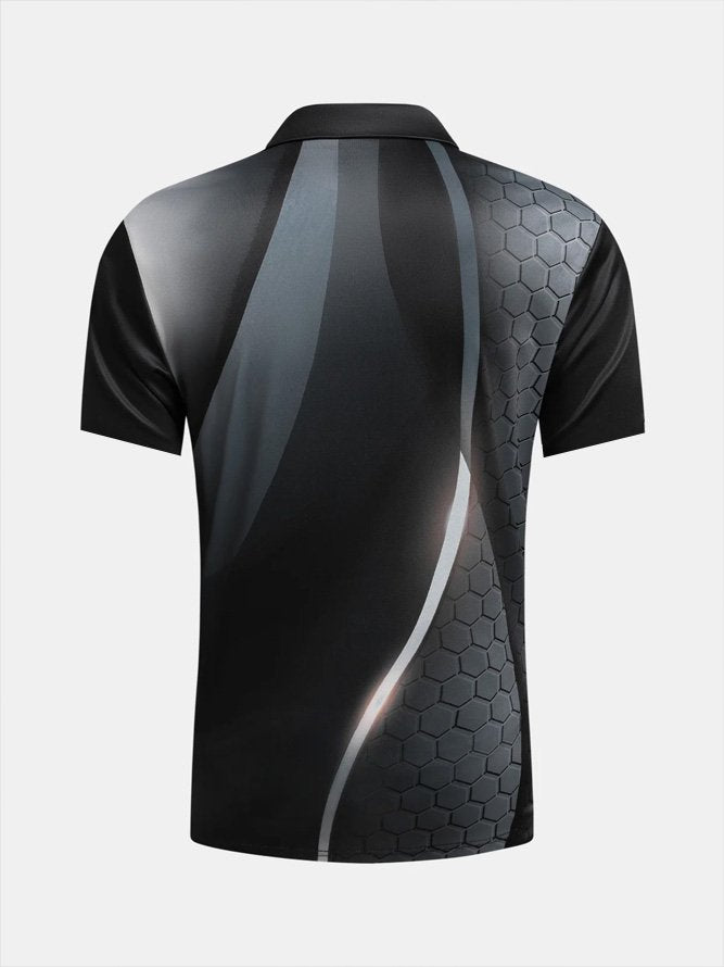 Alohadaddy Retro Gradient Geometric Print Men&