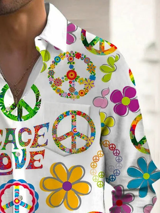 Alohadaddy Hawaiian Floral Graphic 3D Digital Print Men&