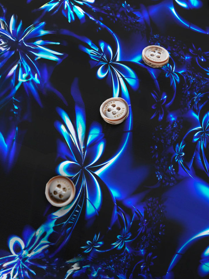 Alohadaddy Hawaiian Floral 3D Print Men&