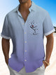 Alohadaddy Basic Ombre Cocktail Beach Vacation Hawaiian Shirt
