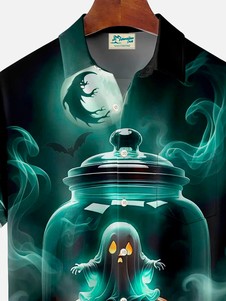 Alohadaddy Halloween Pumpkin Ghost 3D Digital Print Men&