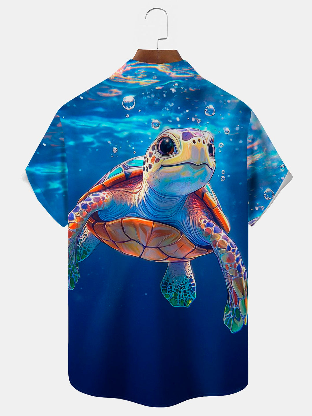 Alohadaddy® Hawaiian Vintage Turtle Ocean Print Men&