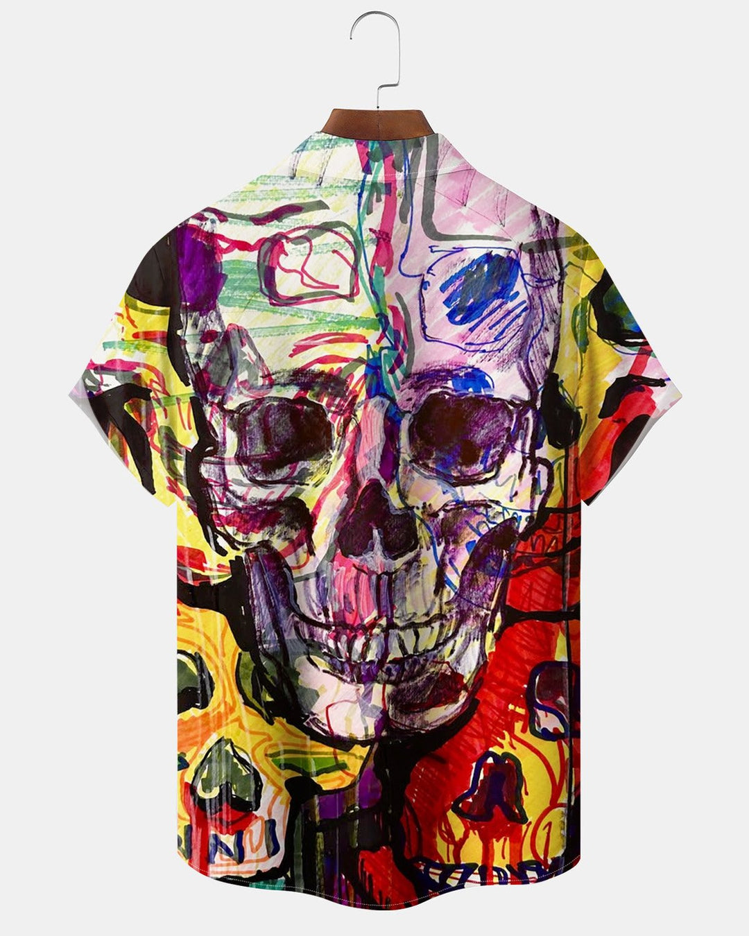 Alohadaddy® Abstract Art Skull Graffiti Men&