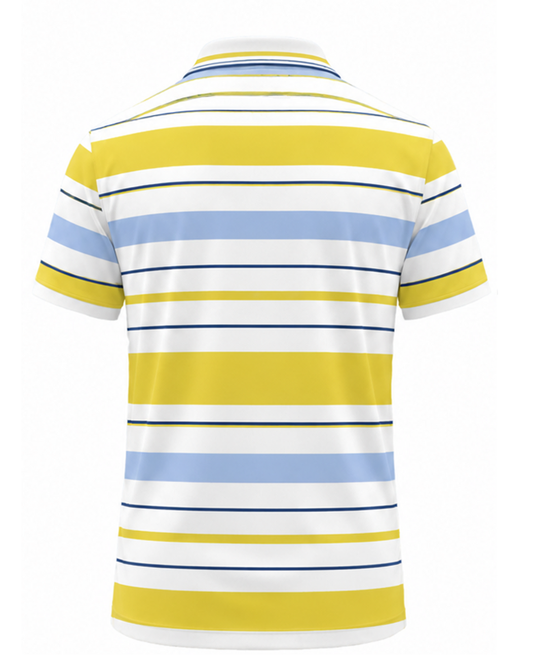 Men’s Basic Casual stripe Retro Print Button Down Polo Short-Sleeve Big &amp; Tall