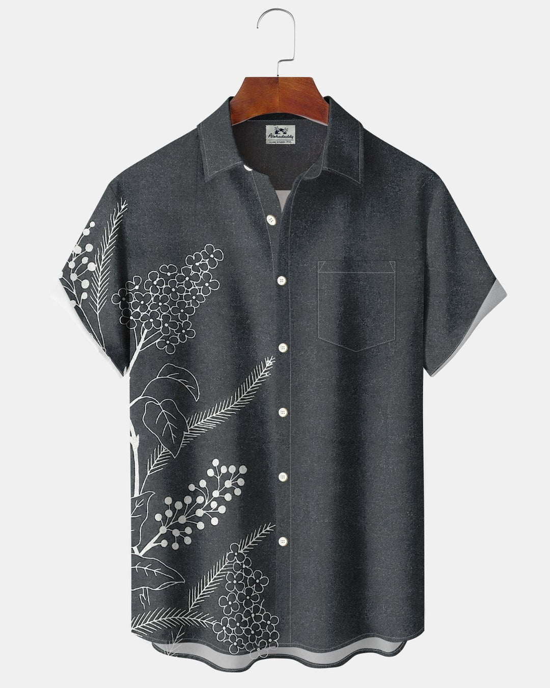 Alohadaddy® Casual Floral Petal Striped Print Men&