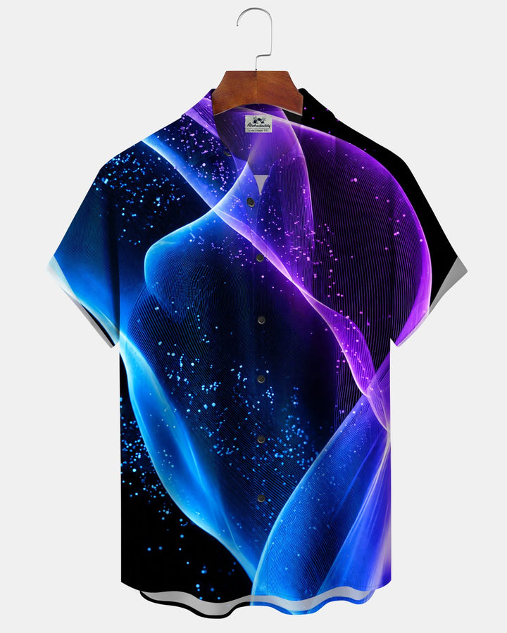 Alohadaddy® Casual Abstract Striped Print Men&