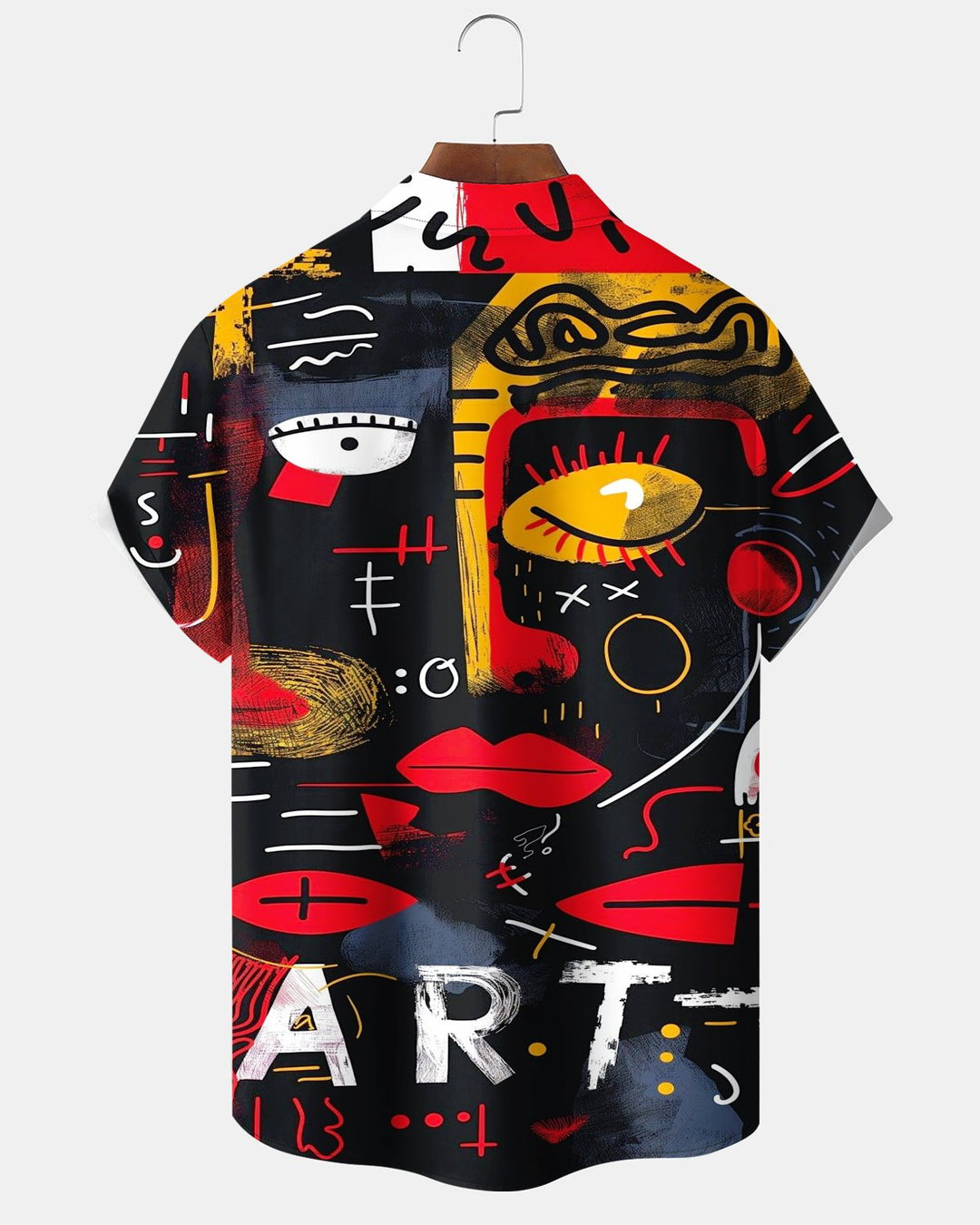 Alohadaddy® Casual Retro Abstract Geometric Art Print Men&