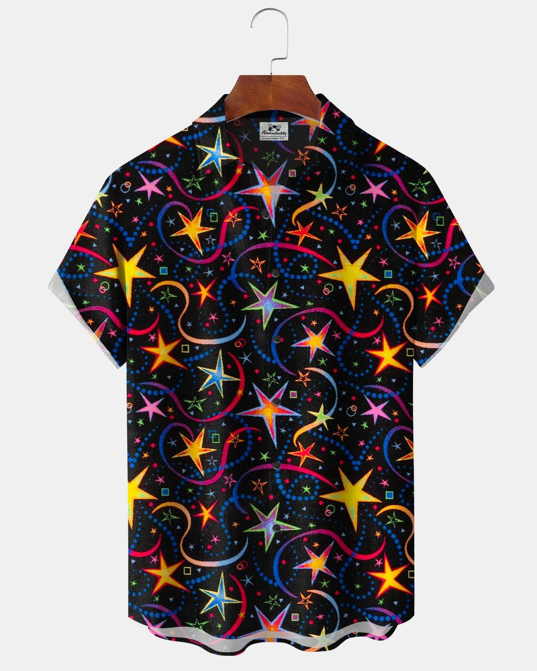 Alohadaddy® Holiday Christmas Star Lights Abstract Art Print Men&