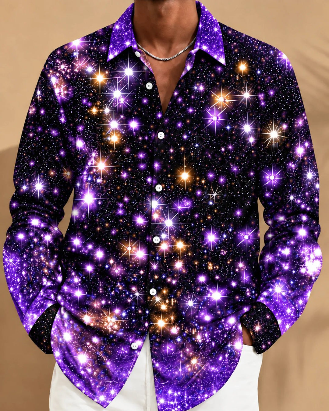 Alohadaddy® Holiday Christmas Neon Light Print Men&