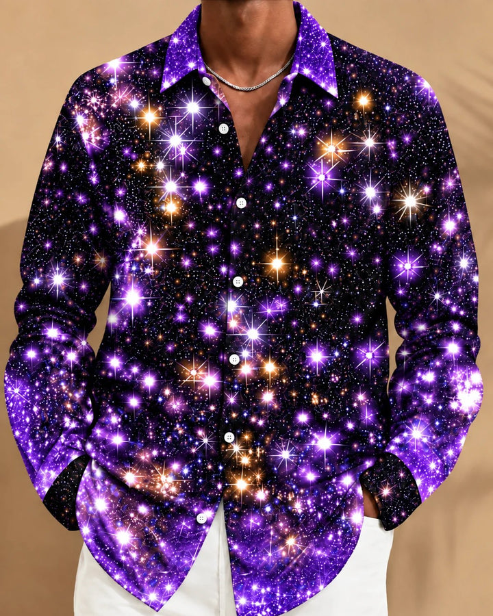 Alohadaddy® Holiday Christmas Neon Light Print Men&