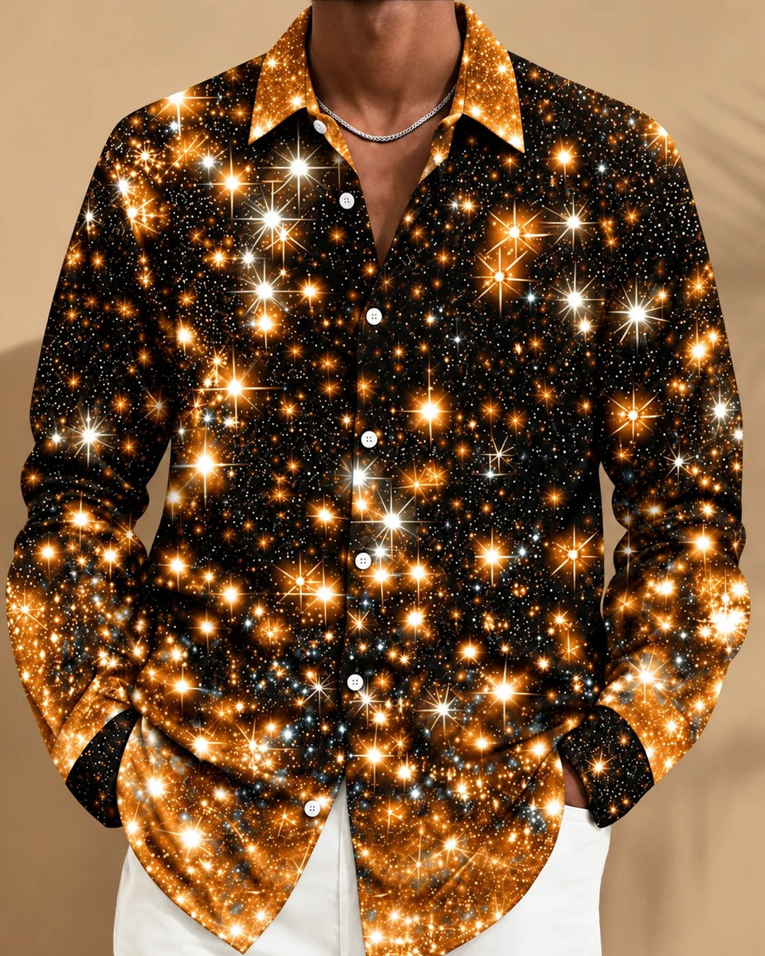 Alohadaddy® Holiday Christmas Neon Light Print Men&