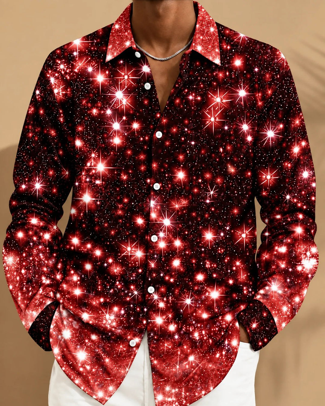 Alohadaddy® Holiday Christmas Neon Light Print Men&