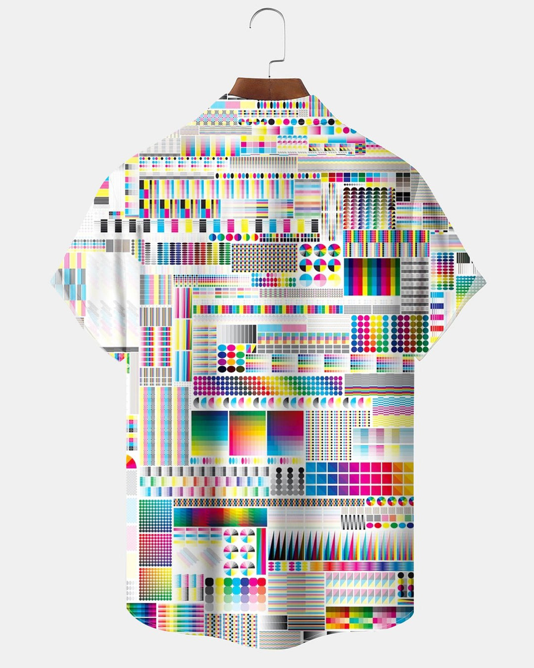 Alohadaddy® Casual Abstract Mosaic Art Print Men&