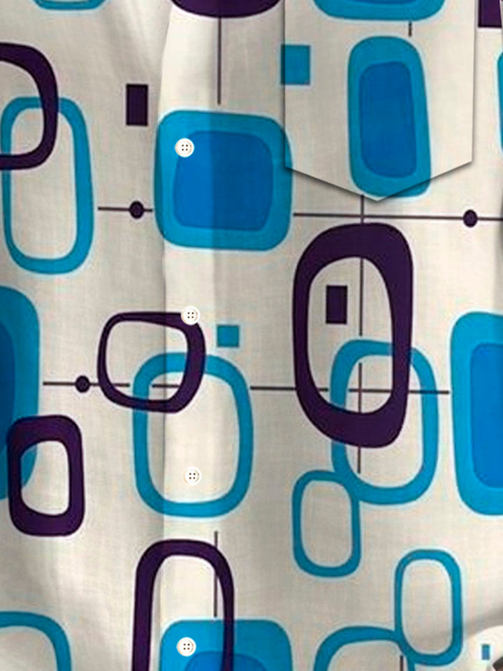 Alohadaddy Retro Geometric 3D Print Men&
