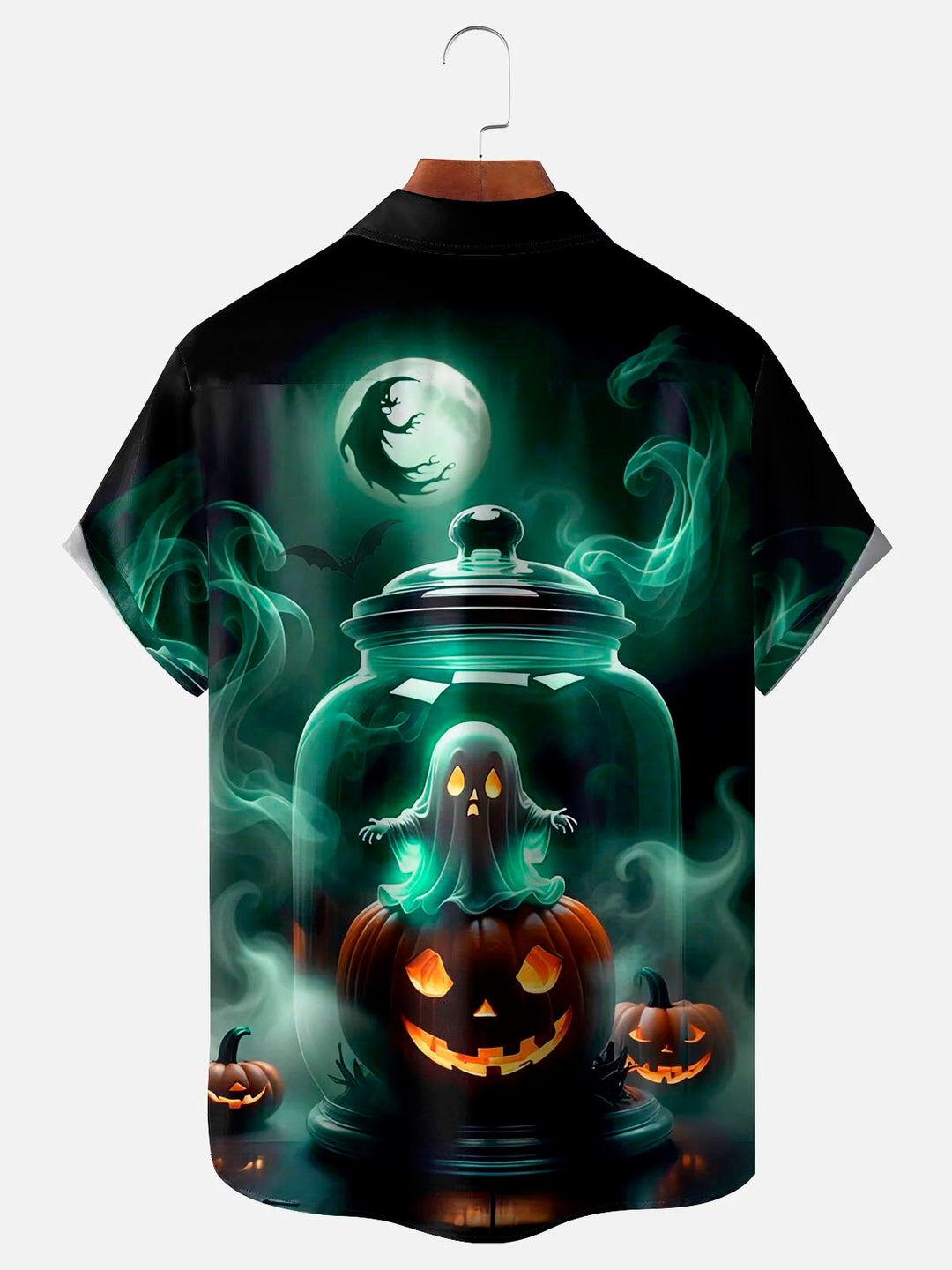 Alohadaddy Halloween Pumpkin Ghost 3D Digital Print Men&