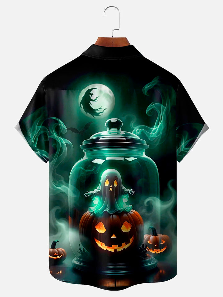 Alohadaddy Halloween Pumpkin Ghost 3D Digital Print Men&