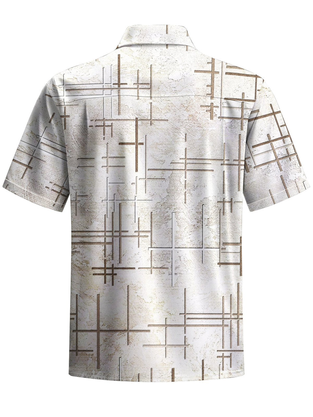 Alohadaddy® Casual Stripe Print Button Pocket Stretch Men&