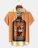 Alohadaddy® Vintage Concert Poster Print Pocket Stretch Men's Short Sleeve Shirt Big & Tall