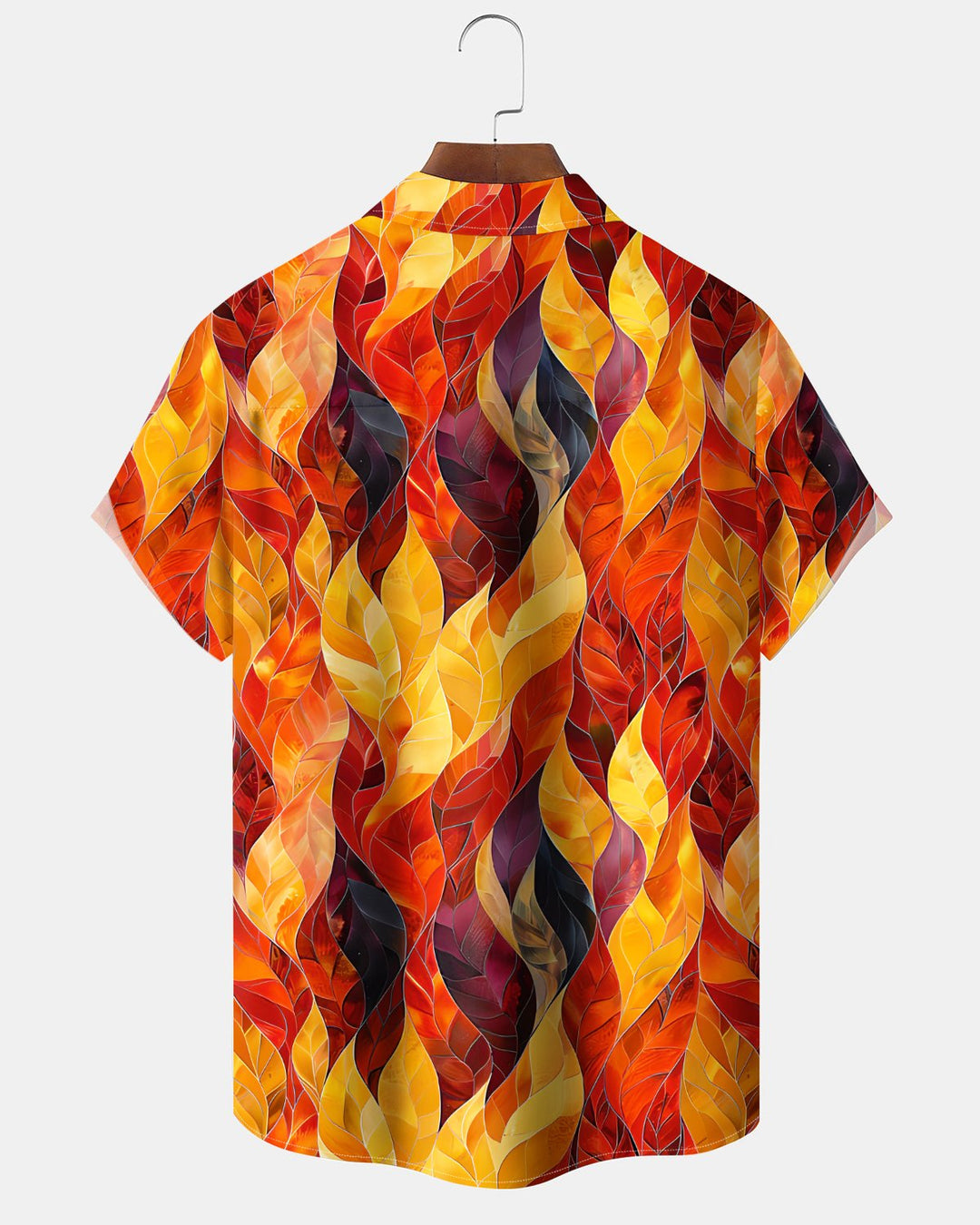 Alohadaddy® Casual Abstract Print Art Button Pocket Cardigan Men&