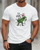 Alohadaddy® Holiday Christmas Print Crew Neck Short-Sleeve T-Shirt