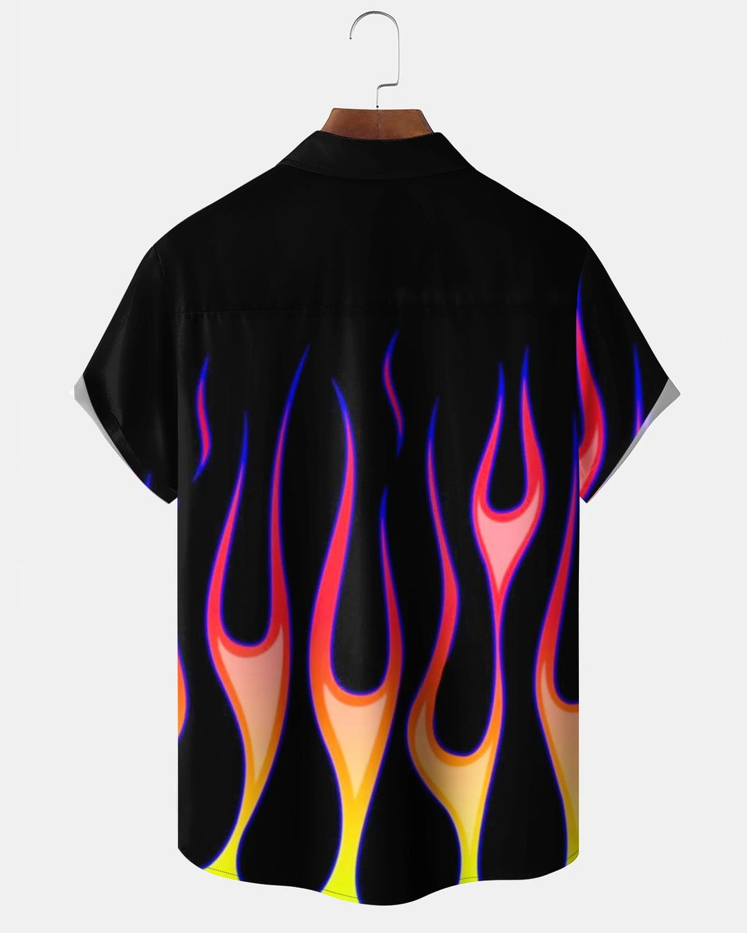 Alohadaddy® Casual Geometric Flame Print Art Stretch Men&