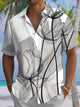 Alohadaddy® Casual Floral Print Chest Pocket Men's Short Sleeve Shirt Big & Tall