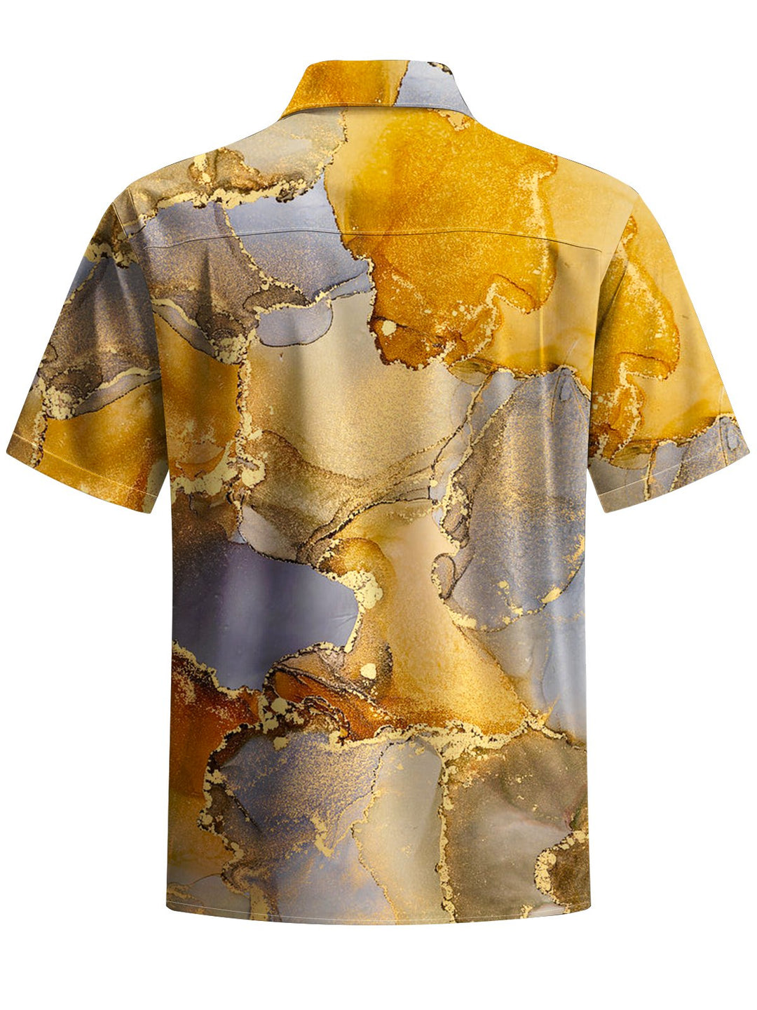 Alohadaddy® Casual Abstract Texture Print Art Men&