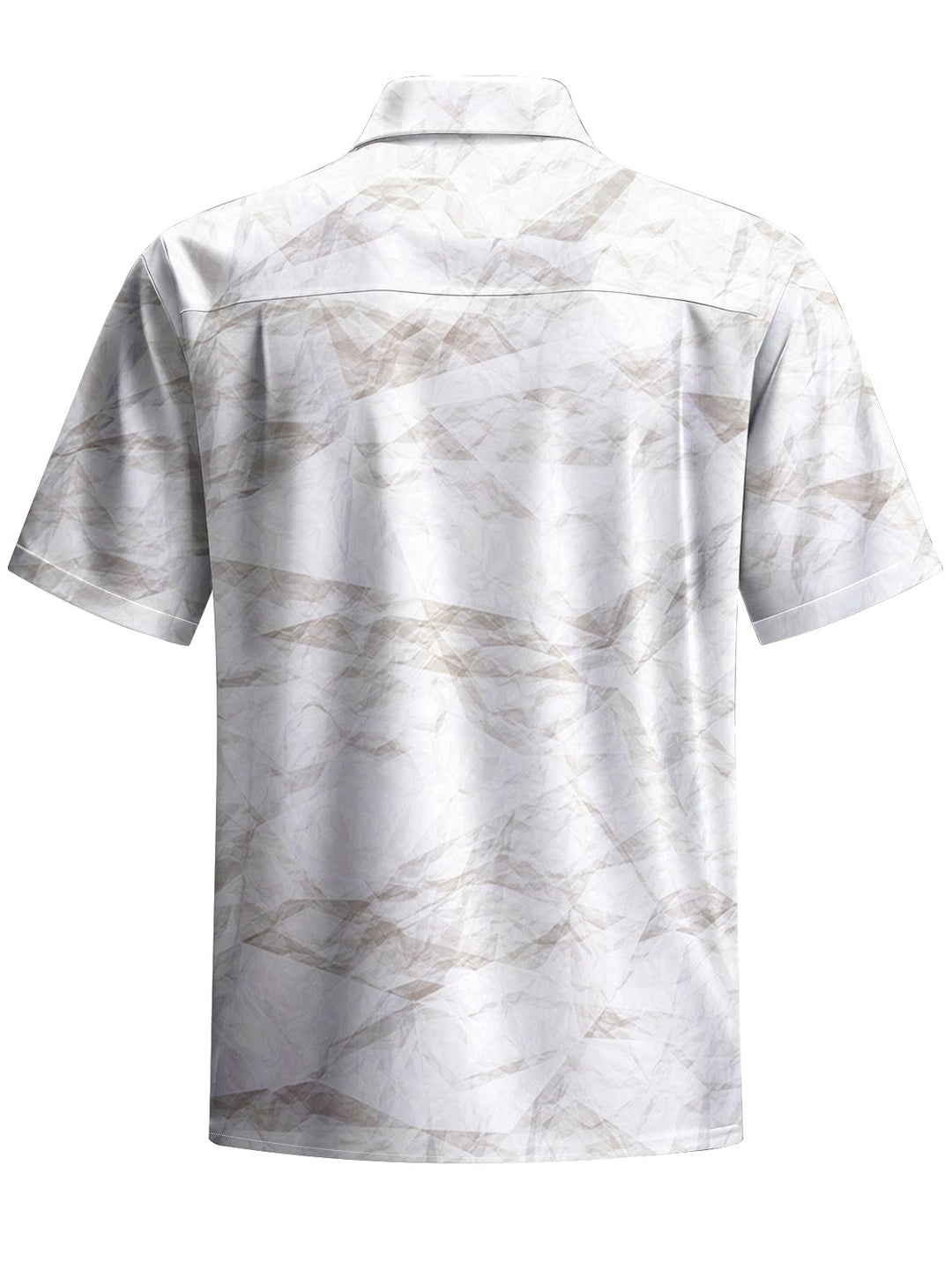 Alohadaddy® Casual Crinkled Board Print Art Stretch Men&