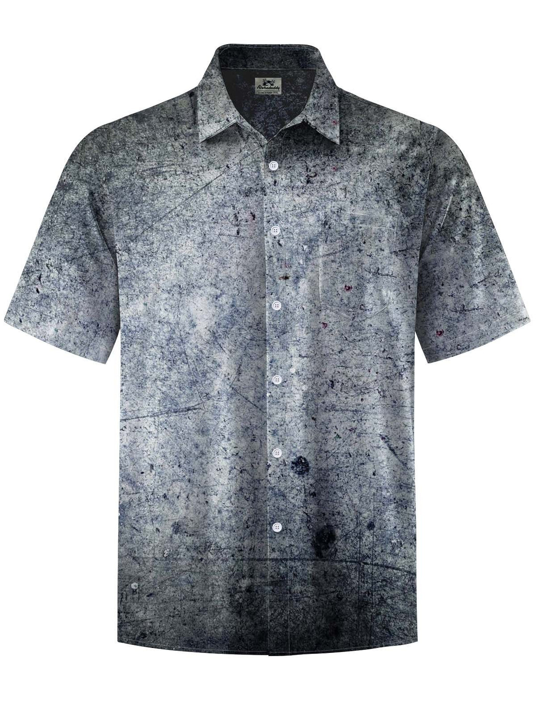 Alohadaddy® Casual Abstract Print Art Pocket Stretch Men&