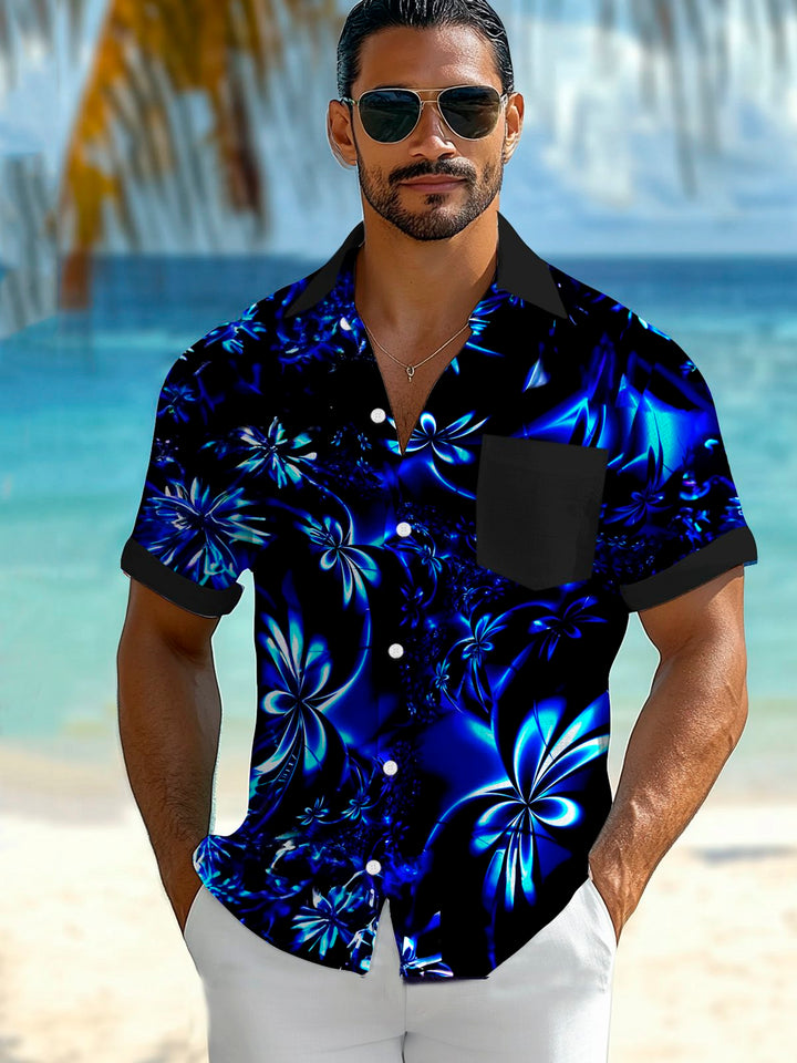 Alohadaddy Hawaiian Floral 3D Print Men&