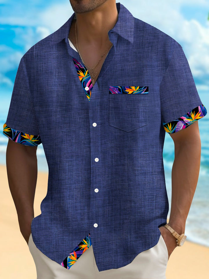 Alohadaddy® Vintage Hawaiian Floral Print Men&