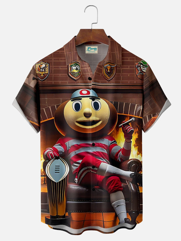 Alohadaddy® Halloween Cartoon Movie Fun Print Men&