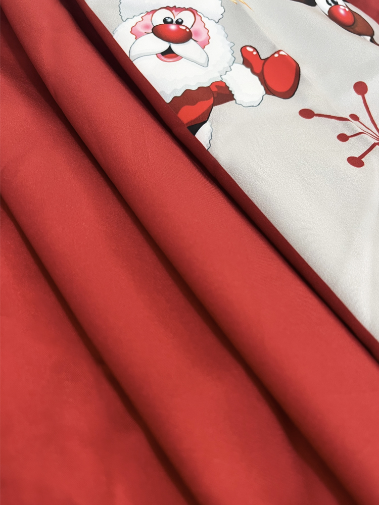 Camisa de rayas con costuras navideñas creativas para hombre con bolsillos