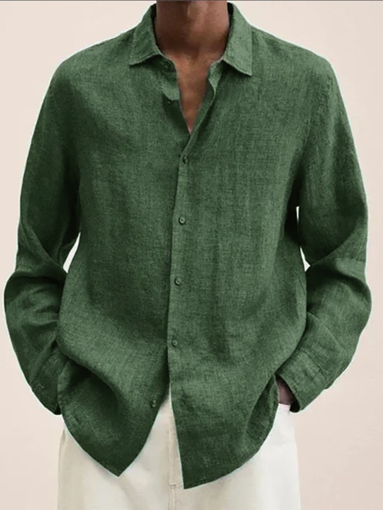 Cotton-Blend Basic Series Shirts &amp; Tops
