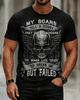 Alohadaddy Casual Crew neck Skull Print T-shirt