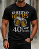 Alohadaddy Casual Crew neck Oktoberfest Print T-shirt