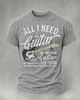 Alohadaddy Casual Crew neck Music Electric guitar Printt T-shirt