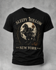 Retro Halloween Pumpkin Print T-shirt