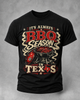 Casual Barbecue Graphic print Crew neck T-shirt