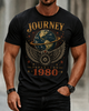 Casual Earth Nautical Print Crew neck T-shirt