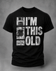 Alohadaddy Casual Retro Letter Print Crew neck T-shirt