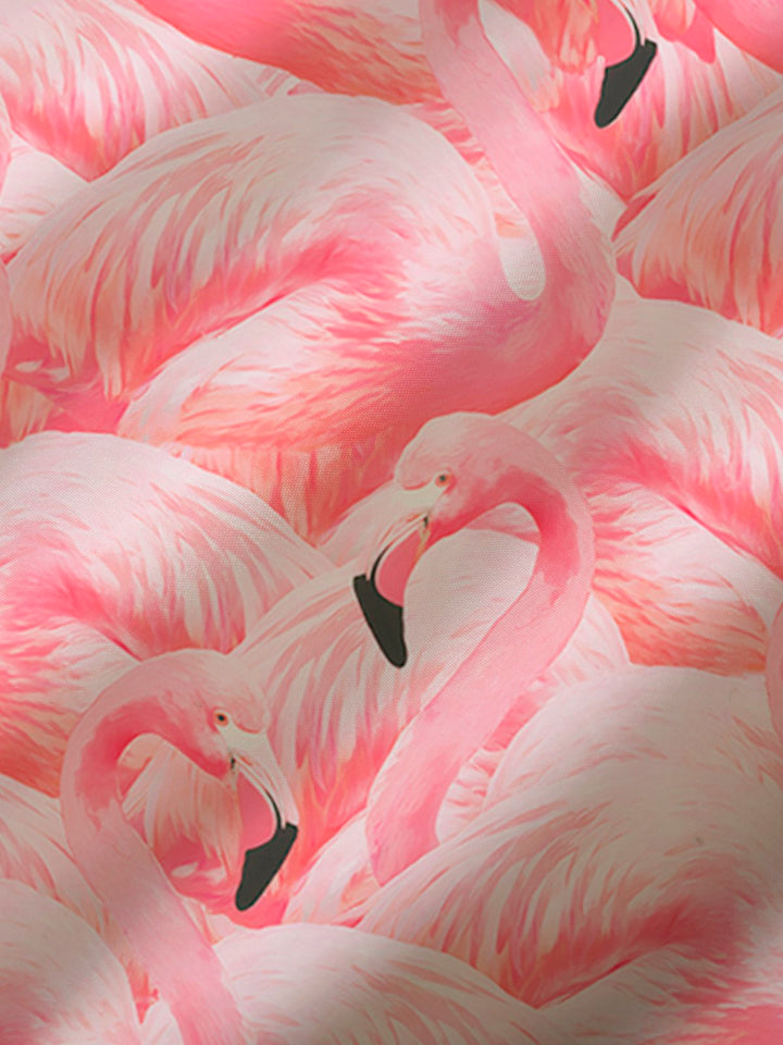 Alohadaddy Hawaiian Flamingo Print Men&