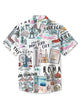 Alohadaddy architecture logo tropical beach vacation shirt